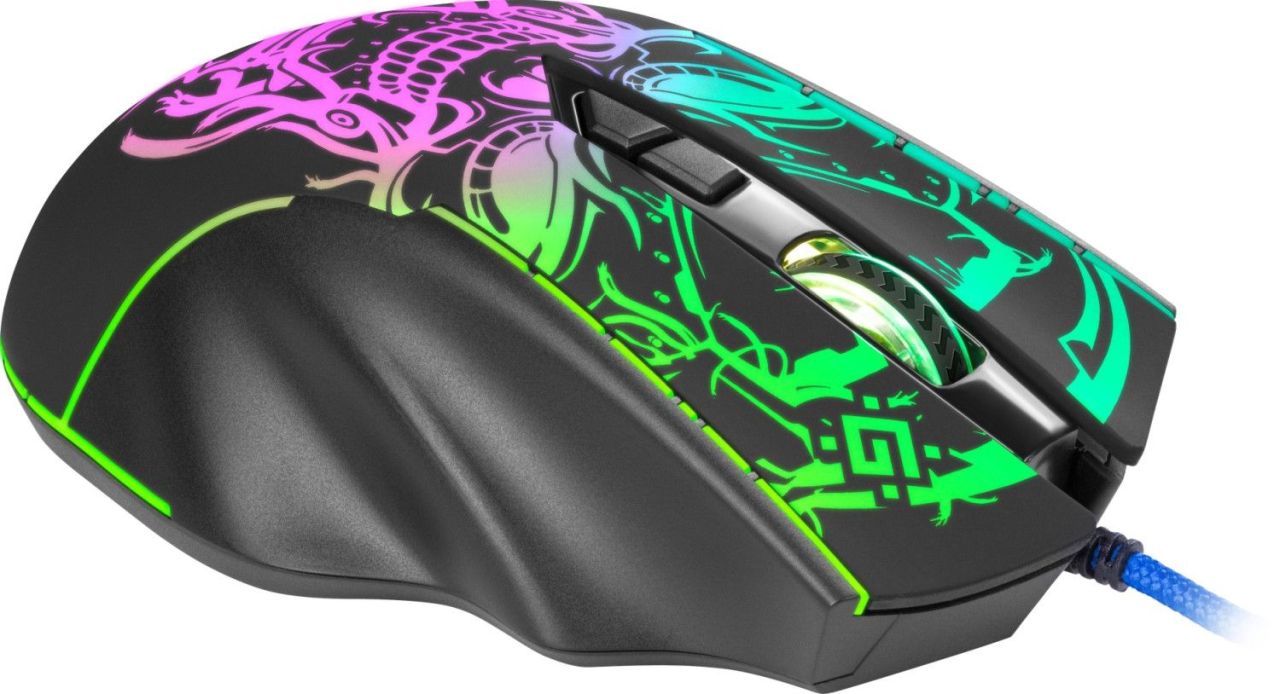 Defender GM-928 Bulletstorm RGB Gaming Mouse Black