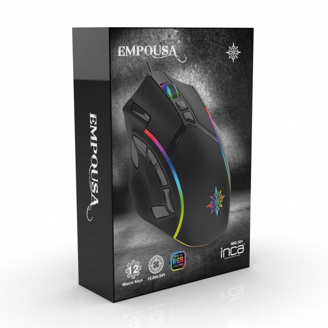 INCA IMG-351 Gaming Mouse Black