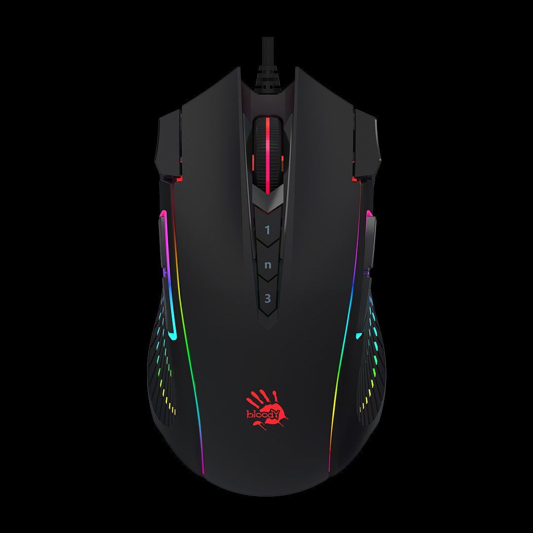 A4-Tech Bloody J90S RGB Gamer Mouse Black