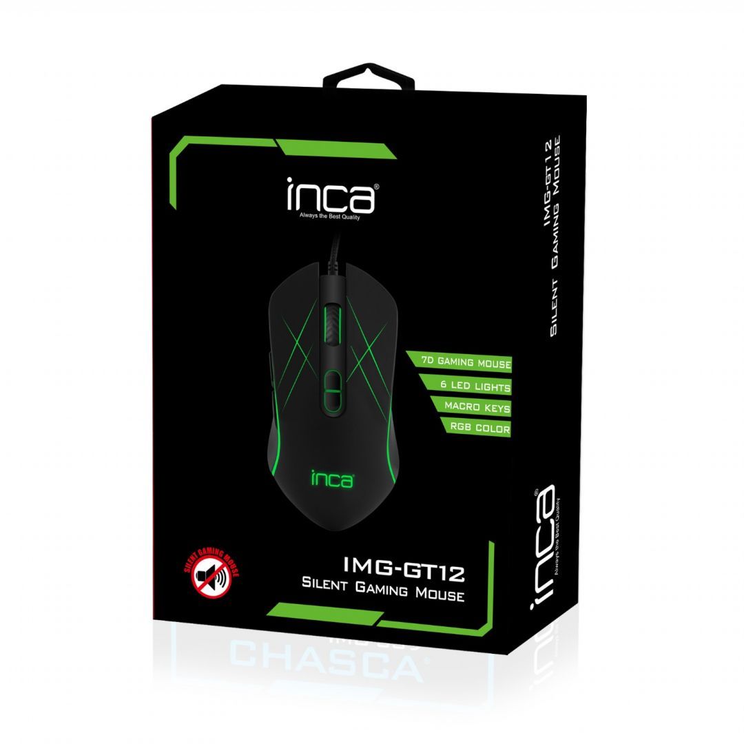 INCA IMG-GT12 Gaming Mouse Black