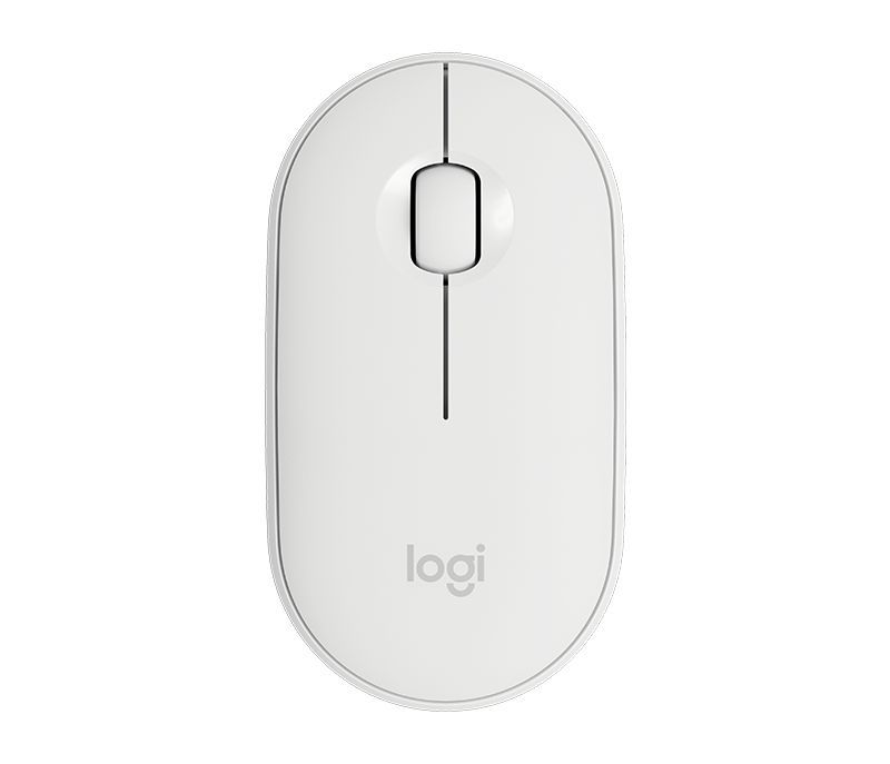 Logitech Pebble M350 Wireless/Bluetooth Off White