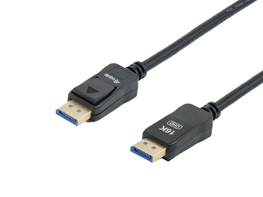 EQuip DisplayPort to DisplayPort 2.1 16K/60Hz cable 3m Black