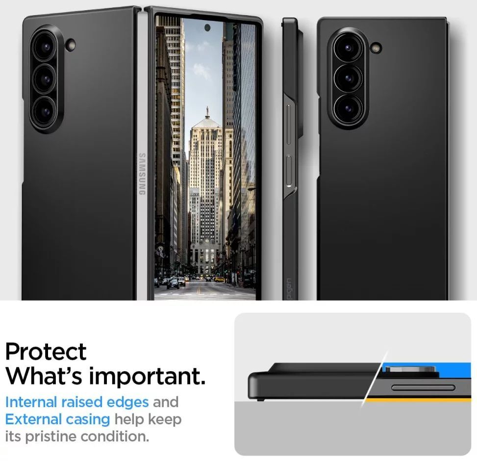 Spigen Air Skin Samsung Galaxy Z Fold6 Black Spigen Air Skin Samsung Galaxy Z Fold6 Black