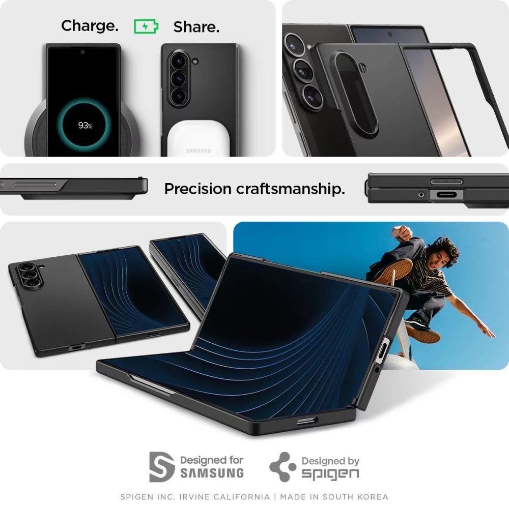 Spigen Air Skin Samsung Galaxy Z Fold6 Black Spigen Air Skin Samsung Galaxy Z Fold6 Black