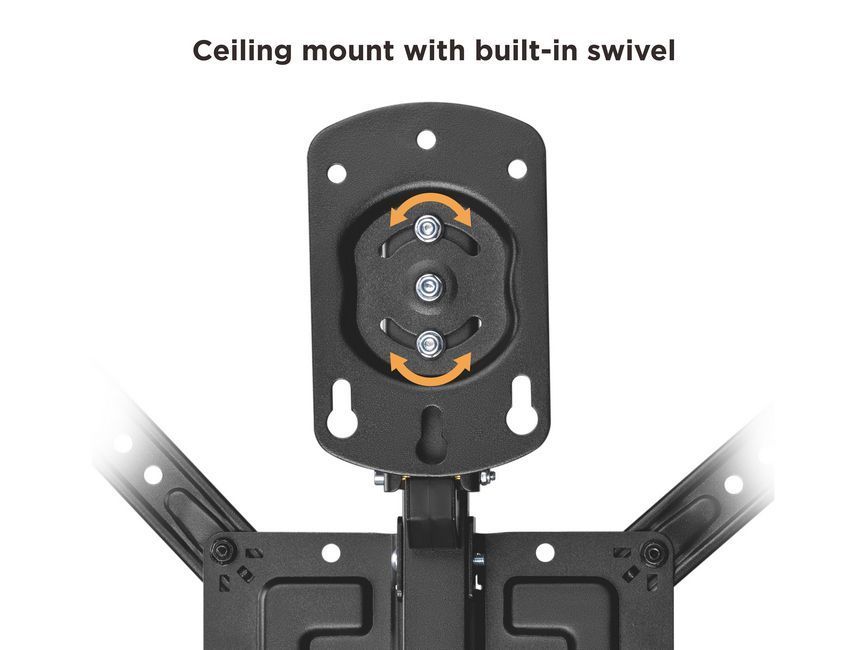 EQuip 23"-55" Ceiling Mount TV Bracket Black