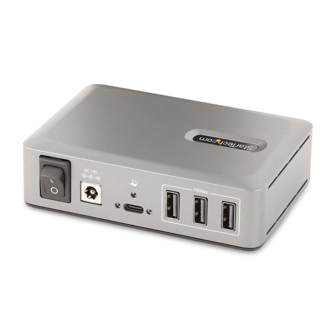 Startech 10-portos USB3.1 HUB Space Gray