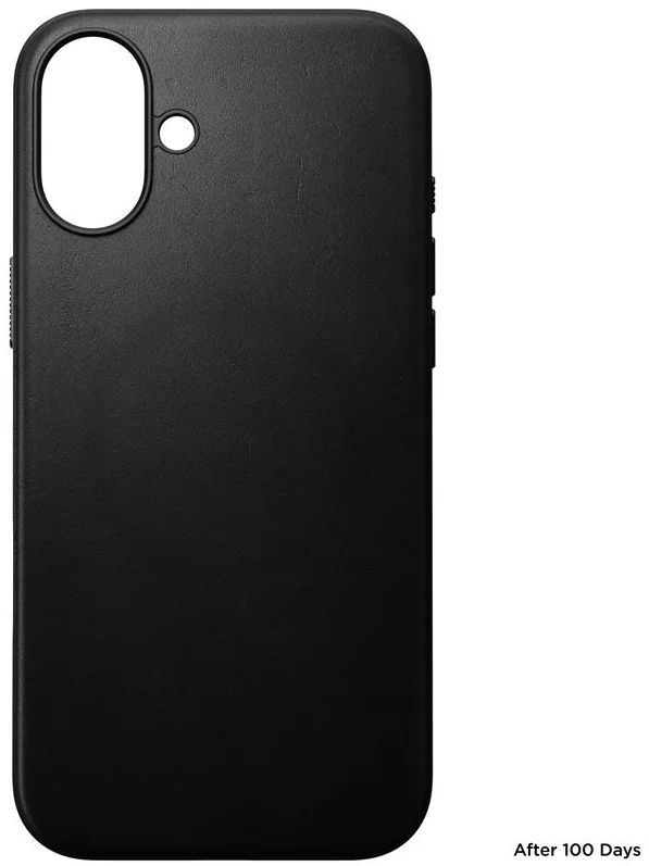 Nomad Modern Leather case iPhone 16 Plus Black