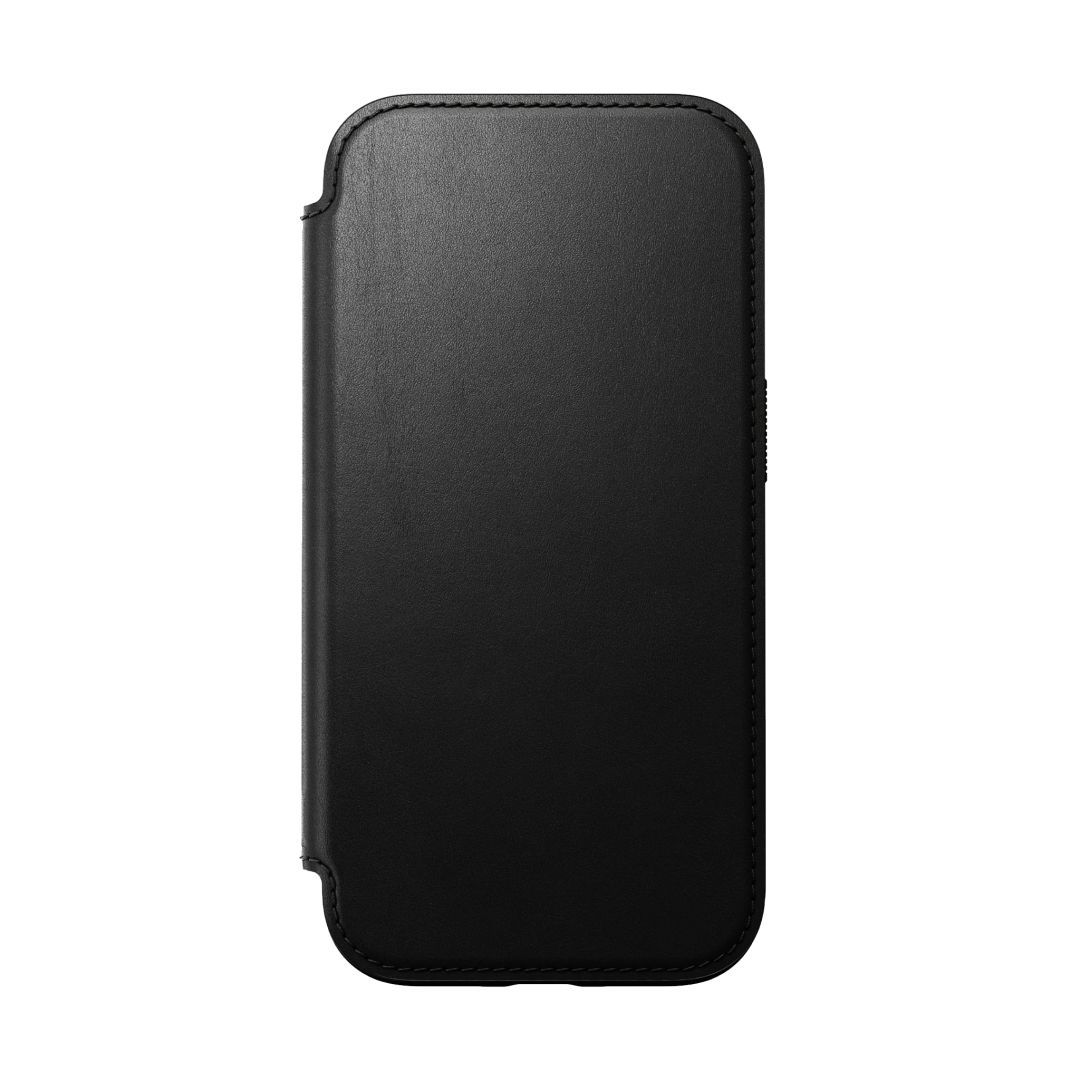 Nomad Modern Leather Folio iPhone 16 Black