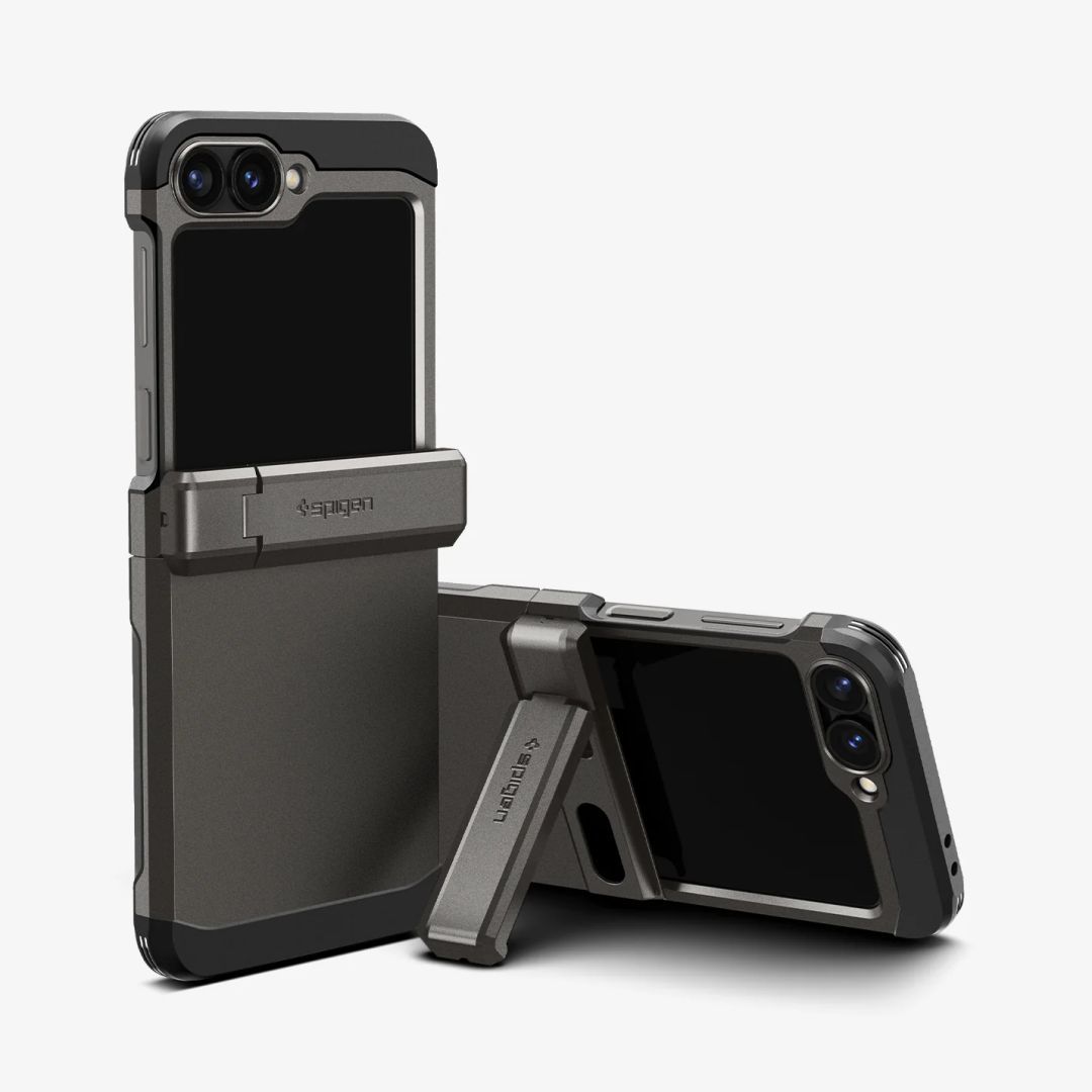 Spigen Tough Armor Pro Samsung Galaxy Z Flip6 Gunmetal Spigen Tough Armor Pro Samsung Galaxy Z Flip6 Gunmetal