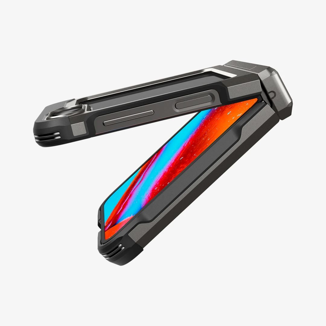 Spigen Tough Armor Pro Samsung Galaxy Z Flip6 Gunmetal Spigen Tough Armor Pro Samsung Galaxy Z Flip6 Gunmetal