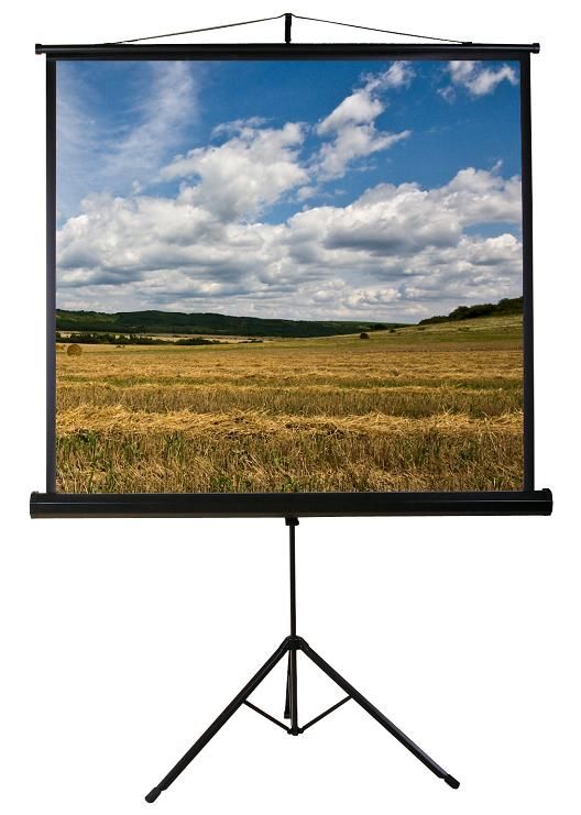 Funscreen Matt White Tripod 160x160 cm Format 1:1