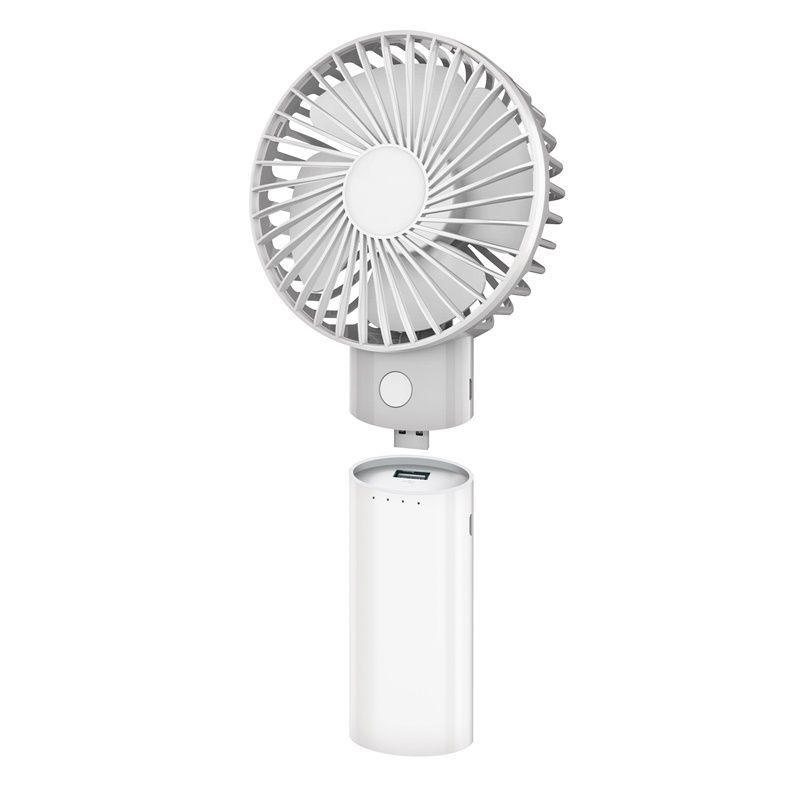 Platinet 2in1 Rechargeable Desk Fan with PowerBank 4000mAh White