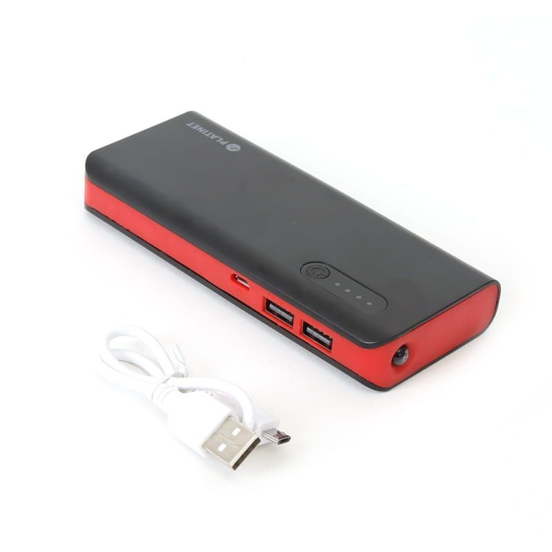 Platinet PMPB80BR 8000mAh PowerBank and Torch + microUSB Cable Black/Red