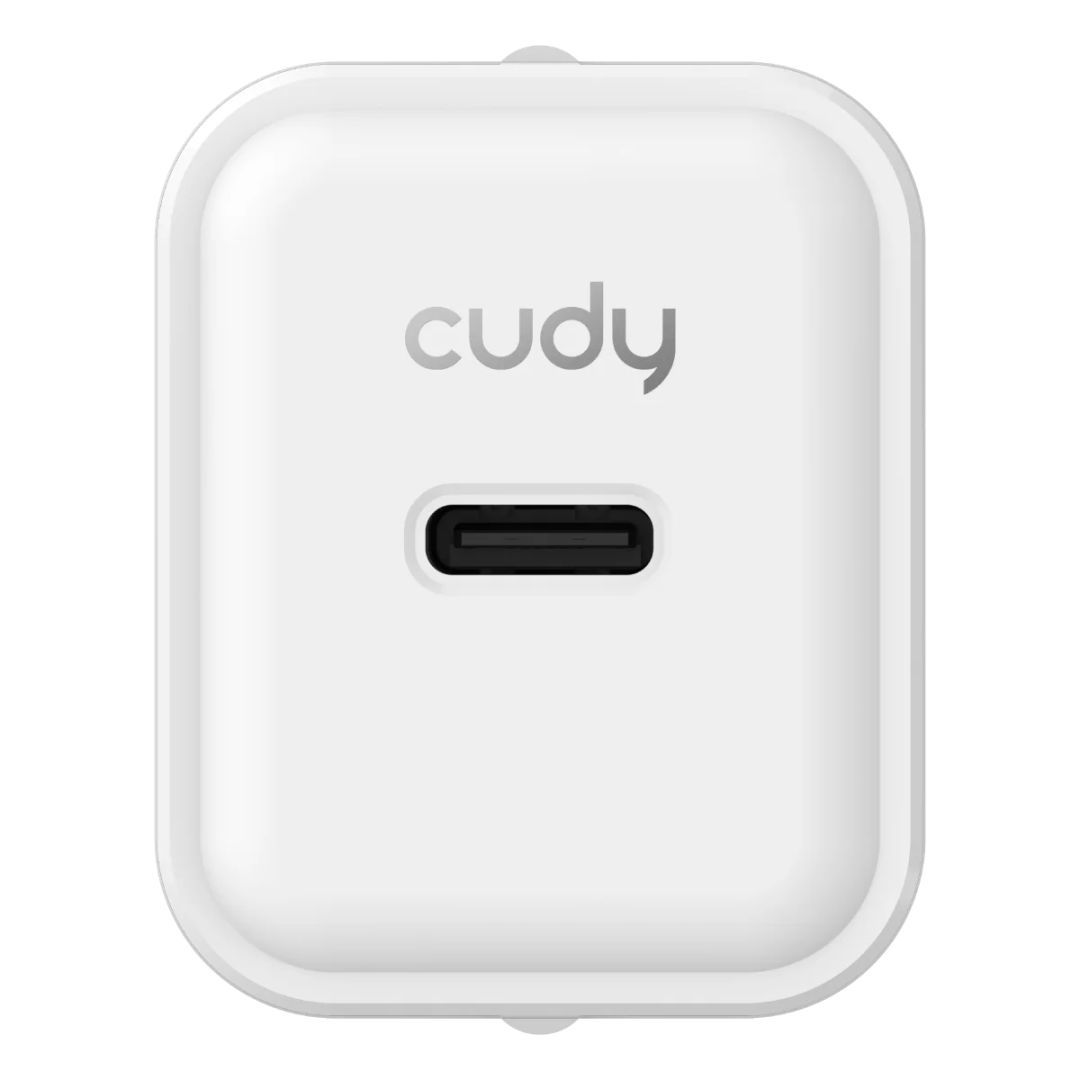 Cudy 20W USB-C GaN Charger with EU Plug Adapter White