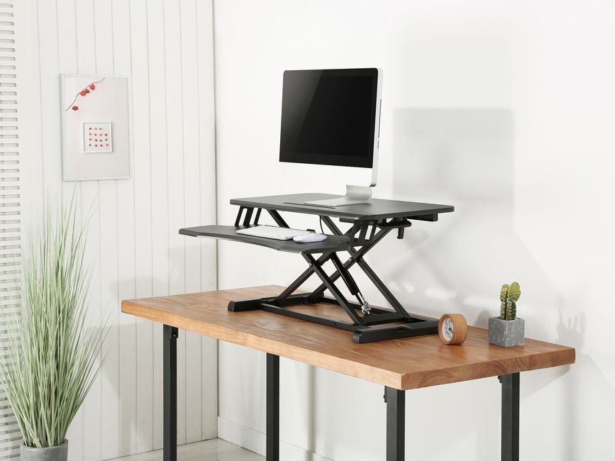 EQuip Ergonomic Sit/Stand Riser Black