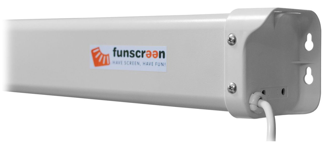 Funscreen Matt White Motor 195x270 cm Format 16:10