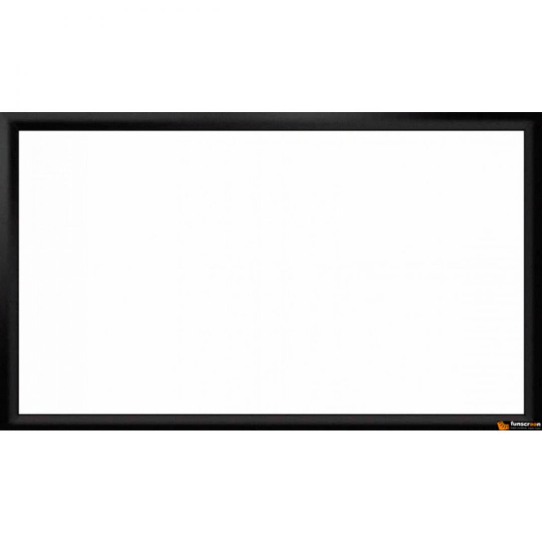 Funscreen Pro Matt White Frame Screen 250x140cm Format 16:9 Premium Plus