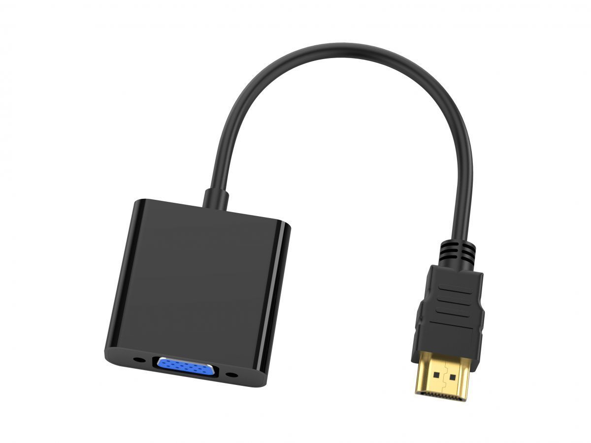 Conceptronic ABBY20B HDMI to VGA 1080P Adapter Black