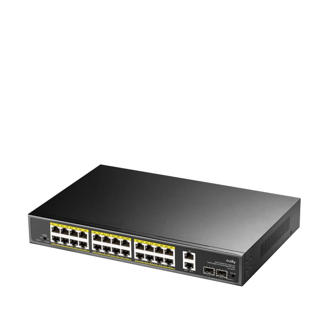 Cudy GS1026PS2 24-GbE PoE Switch with 2 Uplink GbE and 2 Uplink SFP