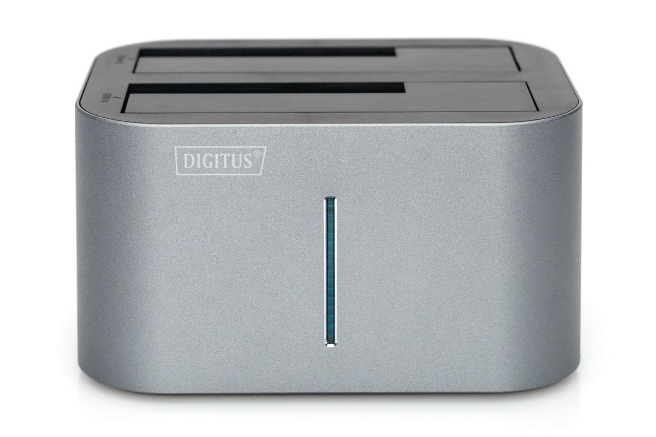 Digitus 2.5"/3.5" USB 3.0 Dual SATA HDD Docking Station Silver