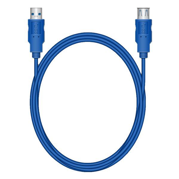 MediaRange MRCS151 USB3.0 extension cable 1,8m Blue