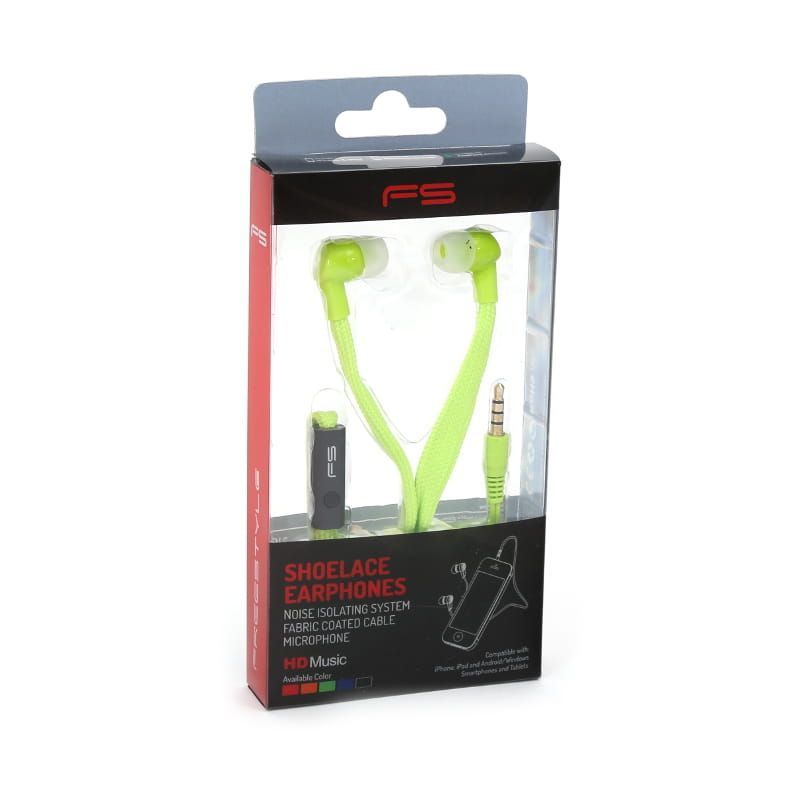 Platinet Omega FreeStyle Shoelace Headset Green