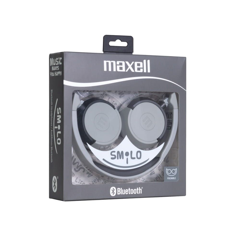 Maxell HP-BT400 Smilo Bluetooth Headset Gray