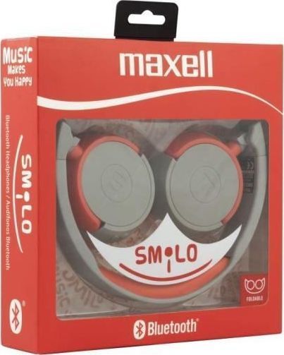 Maxell HP-BT400 Smilo Bluetooth Headset Red