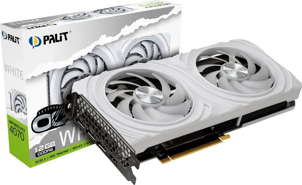 Palit GeForce RTX4070 12GB DDR6X OC White