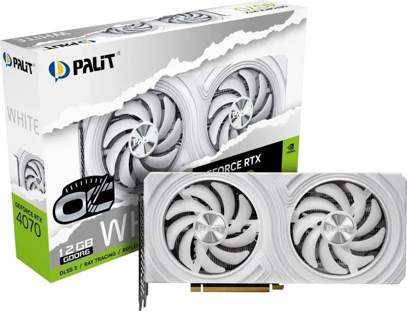 Palit GeForce RTX4070 12GB DDR6X OC White