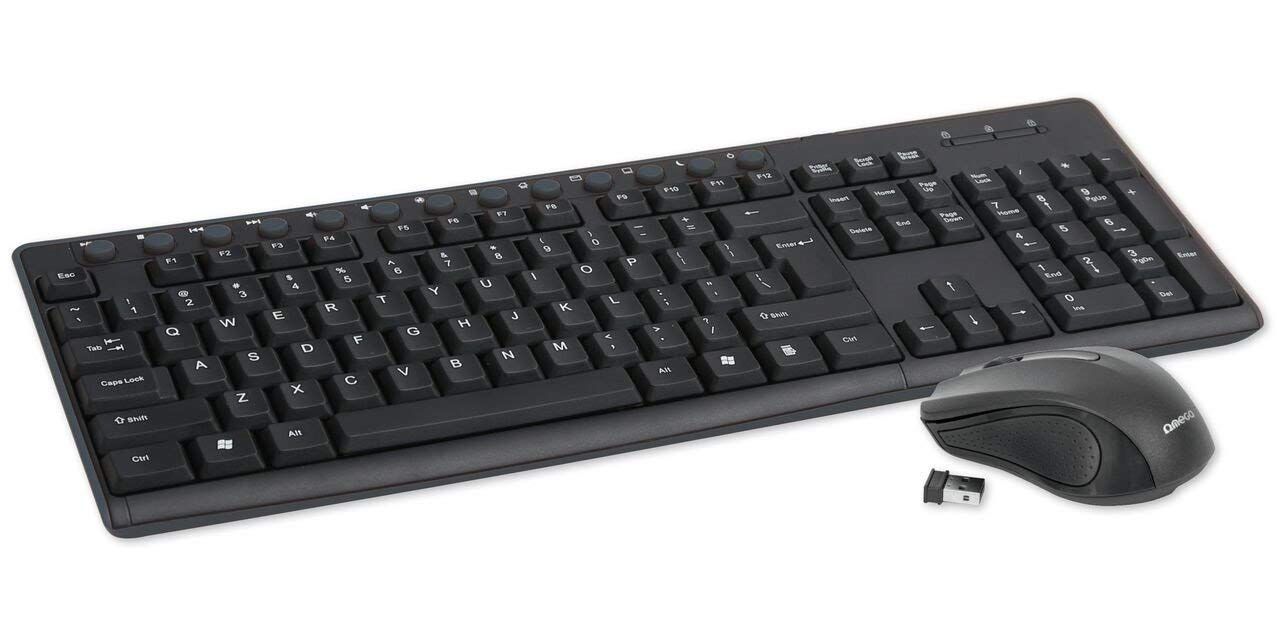 Platinet Omega OKM071B wireless keyboard & mouse Black UK