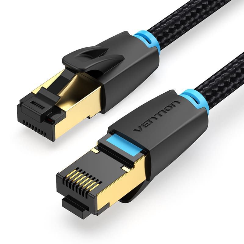 Vention CAT8 S-FTP Patch Cable 0,5m Black