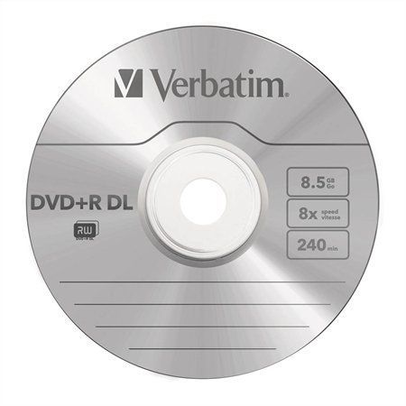 Verbatim DVD+R 8,5Gb 8x Normál tok 1db/csomag (1-es címke)