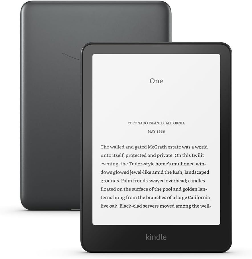 Amazon Kindle Paperwhite (2024) 7" E-book olvasó 32GB Metallic Black (Reklám mentes)