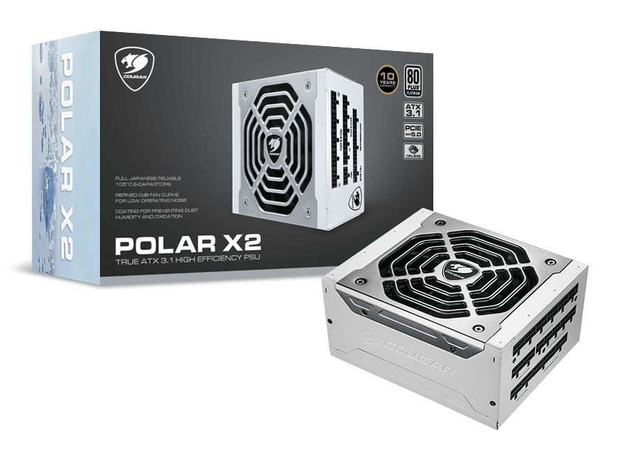 Cougar 1050W 80+ Platinum Polar X2