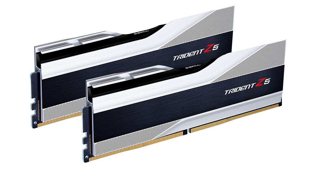 G.SKILL 32GB DDR5 6000MHz Kit(2x16GB) Trident Z5 Silver G.SKILL 32GB DDR5 6000MHz Kit(2x16GB) Trident Z5 Silver