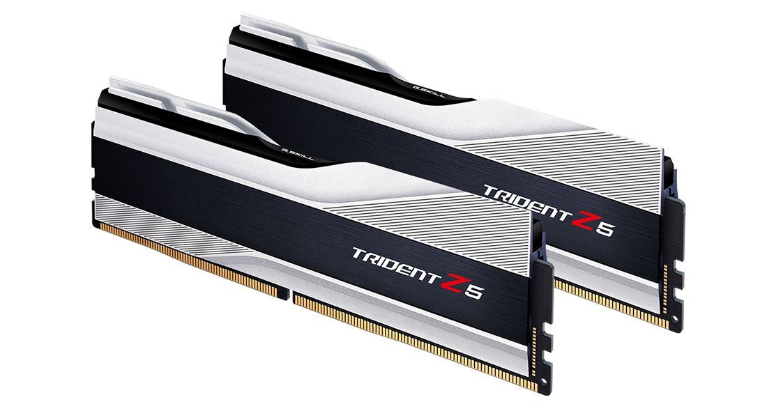 G.SKILL 32GB DDR5 6000MHz Kit(2x16GB) Trident Z5 Silver G.SKILL 32GB DDR5 6000MHz Kit(2x16GB) Trident Z5 Silver