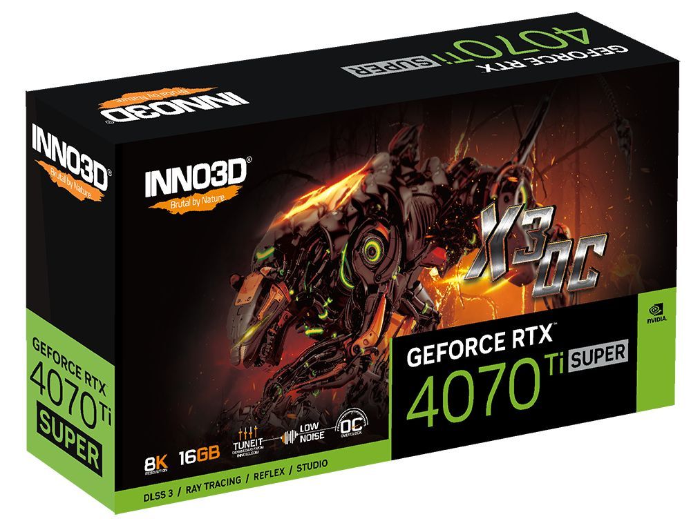 Inno3D GeForce RTX4070 Ti Super 16GB DDR6X Twin X3 OC