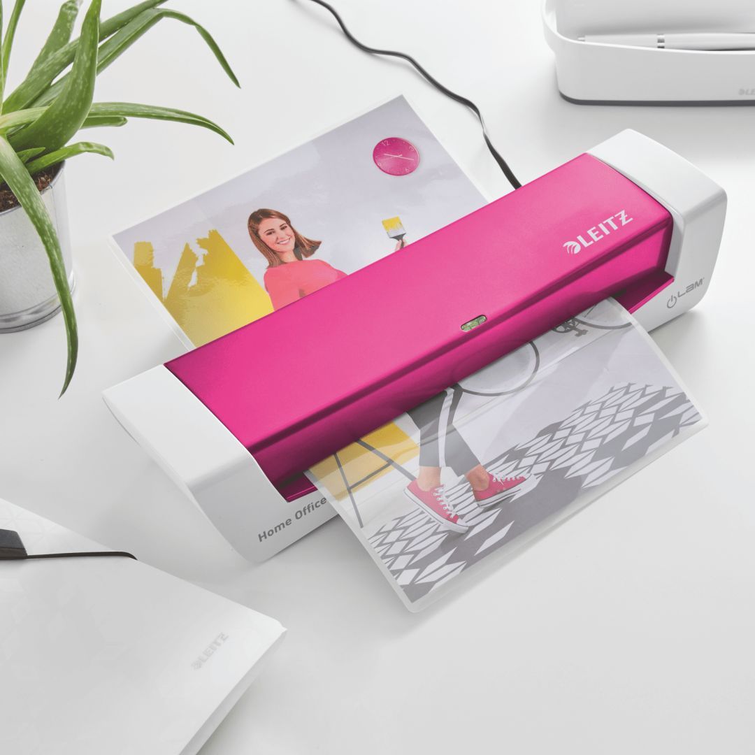 Leitz iLAM Home Office A4 Laminálógép Pink