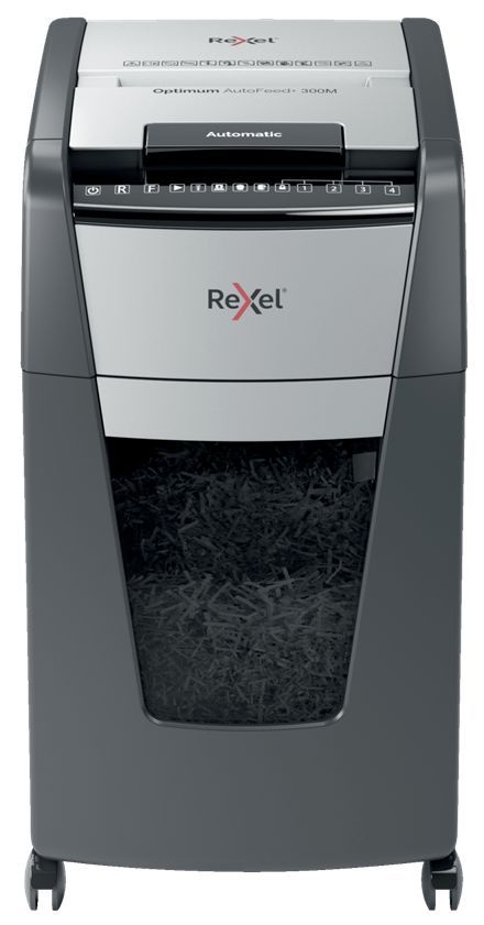 Rexel Optimum AutoFeed+ 300M Automata Iratmegsemmisítő Black