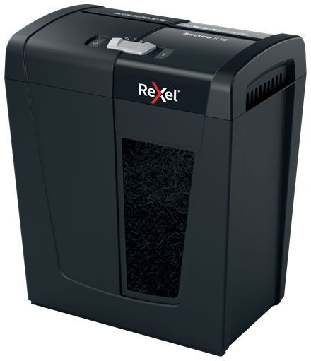 Rexel Secure X10 Iratmegsemmisítő Black