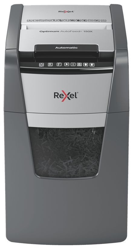 Rexel Optimum AutoFeed 150X Automata Iratmegsemmisítő Black