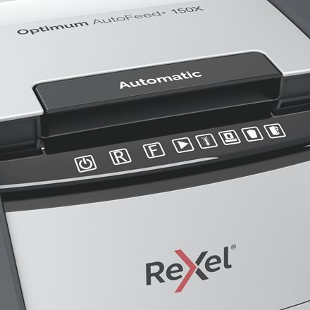 Rexel Optimum AutoFeed 150X Automata Iratmegsemmisítő Black