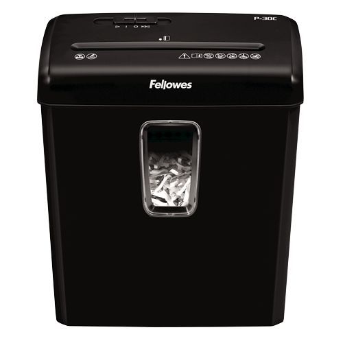 Fellowes Powershred P-30C Iratmegsemmisítő Black