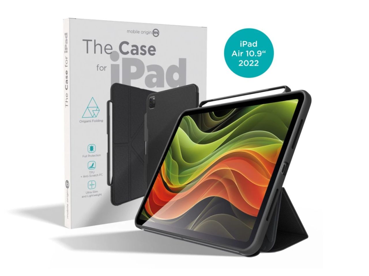 Mobile Origin The Case iPad Air 10.9" 2022 5th gen Black