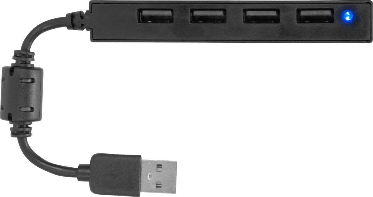 Speedlink Snappy Slim 4-Port USB HUB Black