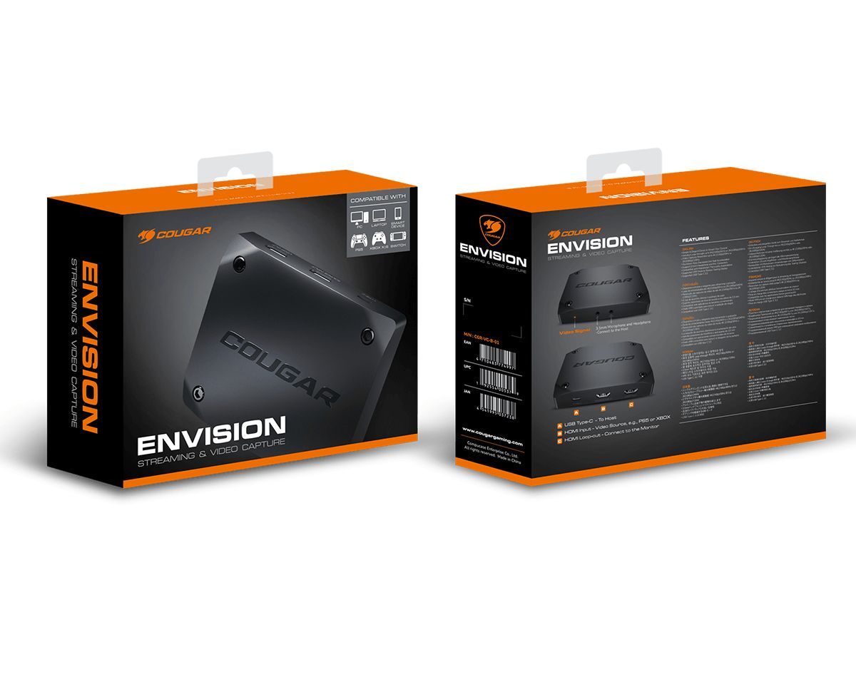 Cougar Envision video capture device Black