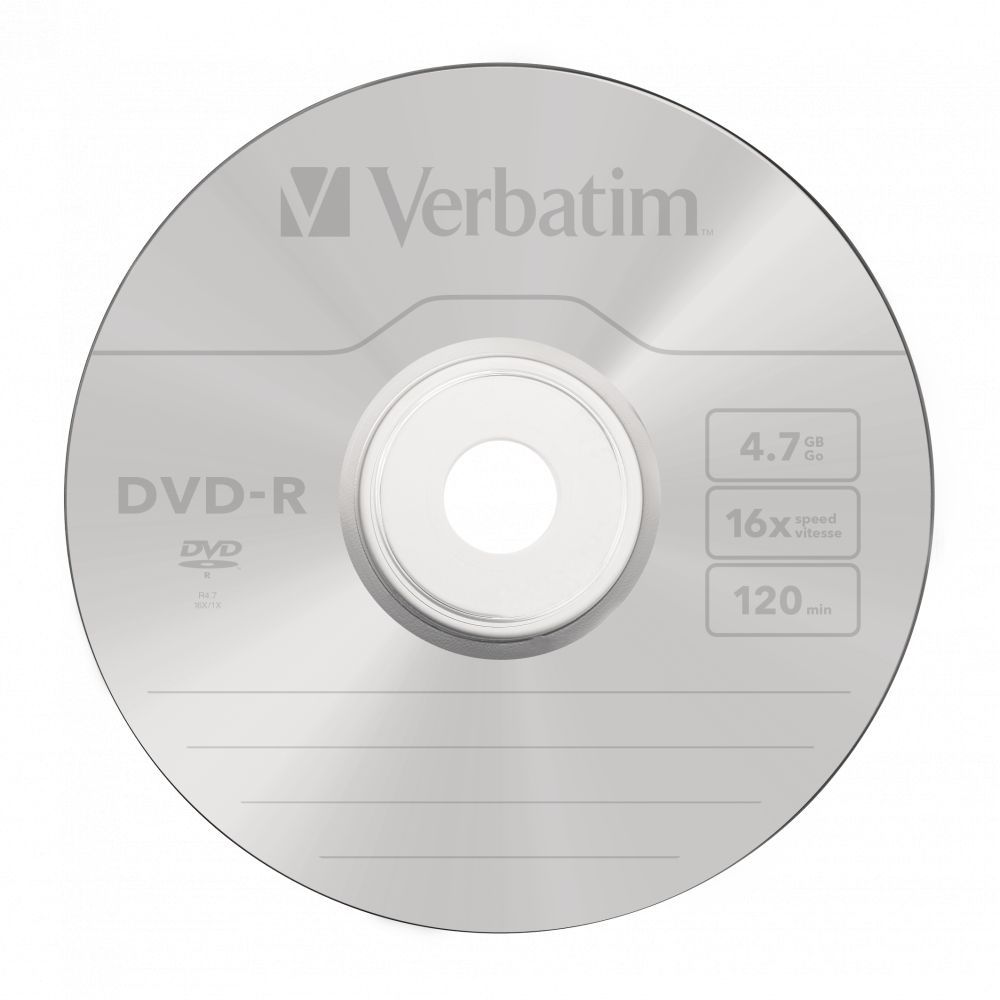 Verbatim DVD-R 4,7Gb 16x Zsugor 10db/csomag (10-es címke)