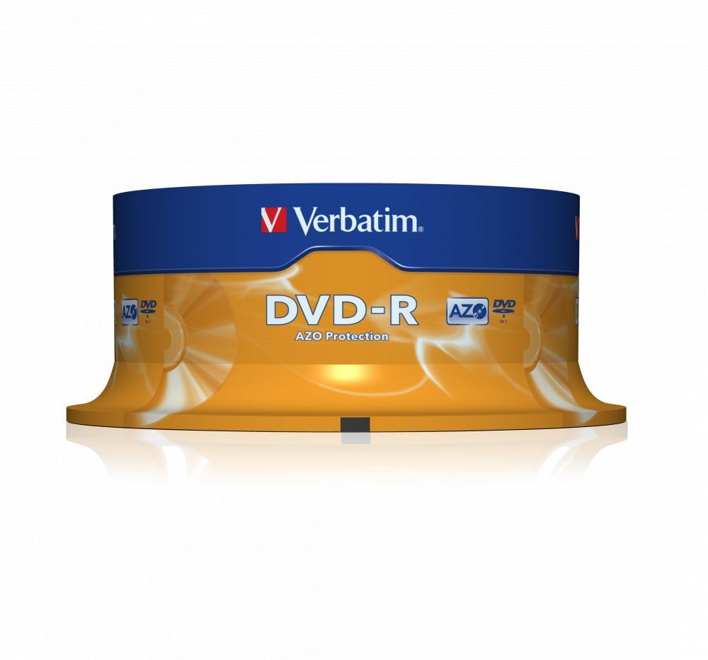 Verbatim DVD-R 4,7Gb 16x Hengeres 25db/csomag (25-ös címke)