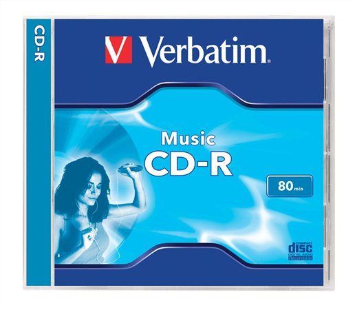 Verbatim CD-R 80 16x Normál tok 1db-os (1-es címke)